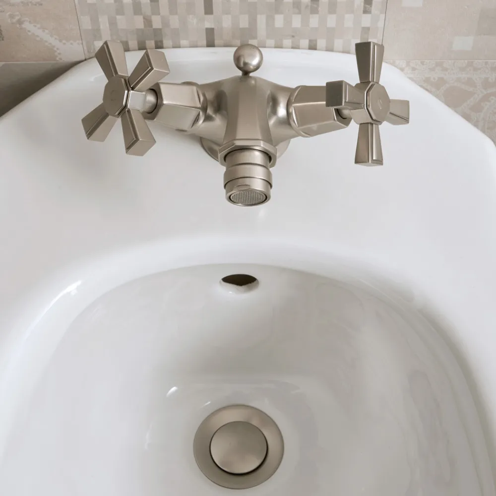 Viadurini Bathroom Bidetarmaturen-Einloch-Bidetmischer aus Messing, Vintage-Stil, hergestellt in Italien - Silvana