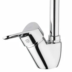 Viadurini Taps Küchenarmaturen-Einstellbarer Spülbeckenmischer aus Chrommessing Hergestellt in Italien - Cino