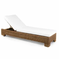 Viadurini in the Garden Sonnenliegen-Einzel- oder Doppel-Sonnenliege im Freien aus luxuriösem synthetischem Rattan - Yves