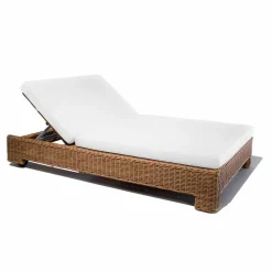 Viadurini in the Garden Sonnenliegen-Einzel- oder Doppel-Sonnenliege im Freien aus luxuriösem synthetischem Rattan - Yves