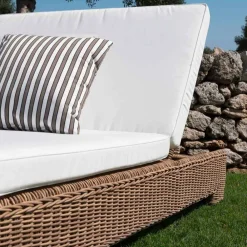 Viadurini in the Garden Sonnenliegen-Einzel- oder Doppel-Sonnenliege im Freien aus luxuriösem synthetischem Rattan - Yves