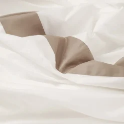 Viadurini Textile Bettbezüge-Einzel- und eineinhalbquadratisches Bettbezug-Set aus 100 % Baumwolle und 10 % Baumwollsatin - Detail