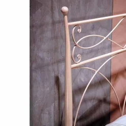 Viadurini Night Design Maßgeschneiderte Möbel|Einzelbetten Aus Schmiedeeisen-Einzelbett 85x190 aus Schmiedeeisen Made in Italy Ambra handgefertigt