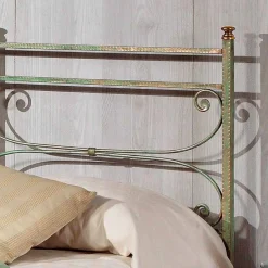 Viadurini Night Design Maßgeschneiderte Möbel|Einzelbetten Aus Schmiedeeisen-Einzelbett 85x190 cm aus Schmiedeeisen Made in Italy Leila