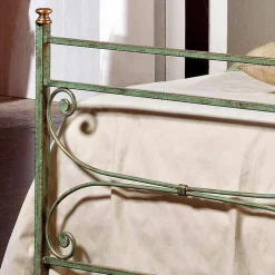 Viadurini Night Design Maßgeschneiderte Möbel|Einzelbetten Aus Schmiedeeisen-Einzelbett 85x190 cm aus Schmiedeeisen Made in Italy Leila