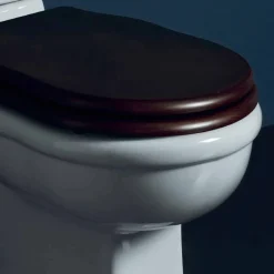 Viadurini Bathroom Wc-Einzelblock-Toilettenschüssel aus weißer Keramik Style 72x36cm, Italy