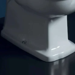 Viadurini Bathroom Wc-Einzelblock-Toilettenschüssel aus weißer Keramik Style 72x36cm, Italy