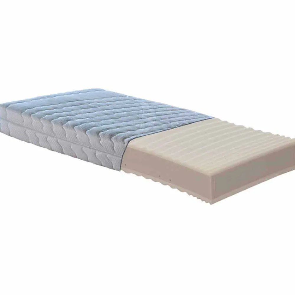 Viadurini Night Design Einzelbett Matratzen-Einzelmatratze mit Taschenfedern Anti-Milbe Bio Molle
