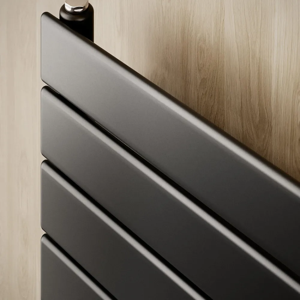 Viadurini Radiators Heizkörper Hydraulisch-Einzelner hydraulischer Heizkörper aus schwarzem Kohlenstoffstahl Made in Italy - Ciro