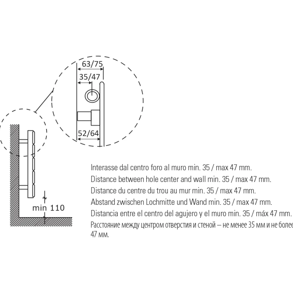 Viadurini Radiators Heizkörper Hydraulisch-Einzelner hydraulischer Heizkörper aus schwarzem Kohlenstoffstahl Made in Italy - Ciro