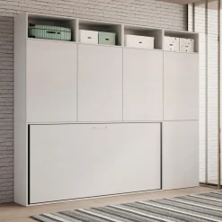 Viadurini Night Design Klappbett-Einzel-Schrankbett in verschiedenen Zusammenstellungen – Kollaborativ