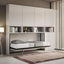 Viadurini Night Design Klappbett-Einzel-Schrankbett in verschiedenen Zusammenstellungen – Kollaborativ