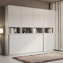 Viadurini Night Design Klappbett-Einzel-Schrankbett in verschiedenen Zusammenstellungen – Kollaborativ