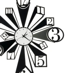 Viadurini Time Design Wanduhren-Eisenuhr mit besonderem optischen Effekt, hergestellt in Italien – Rad