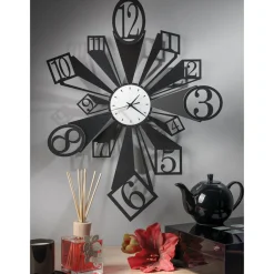 Viadurini Time Design Wanduhren-Eisenuhr mit besonderem optischen Effekt, hergestellt in Italien – Rad