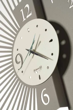 Viadurini Time Design Wanduhren-Eisenwanduhr Elegantes Design Made in Italy - Aneto