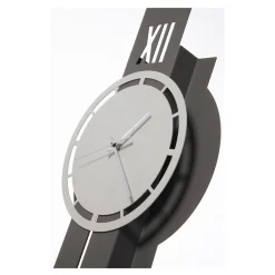 Viadurini Time Design Wanduhren-Eisen-Wanduhr mit Pendel, hergestellt in Italien – Klang