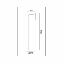Il Fanale Klassische Stehlampen-Elegante Design Stehlampe aus Messing und Glas Made in Italy - Etoile von
