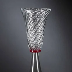 Viadurini Living Deko Vasen-Elegante Indoor-Vase aus mundgeblasenem Muranoglas Made in Italy - Inverso