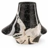 Viadurini Living Deko Vasen-Elegante Indoor-Vase aus weißem und schwarzem Marmor Made in Italy - Original