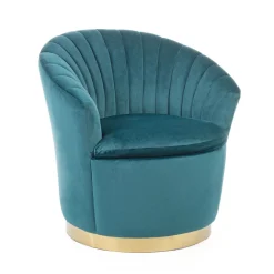 Viadurini Living Klassische Sessel-Eleganter Design-Sessel Luxus-Wohnzimmer aus Stahl und Samt - Courtney