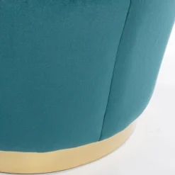 Viadurini Living Klassische Sessel-Eleganter Design-Sessel Luxus-Wohnzimmer aus Stahl und Samt - Courtney