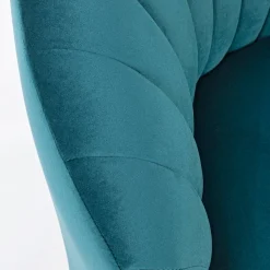 Viadurini Living Klassische Sessel-Eleganter Design-Sessel Luxus-Wohnzimmer aus Stahl und Samt - Courtney