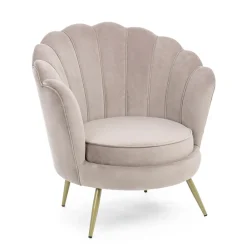 Viadurini Living Moderne Sessel-Eleganter gepolsterter Wohnzimmersessel Samteffekt 3 Ausführungen - Geppy