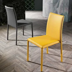 Viadurini Living Moderne Stühle-Eleganter moderner Designstuhl aus farbigem Kunstleder für das Wohnzimmer - Grenger