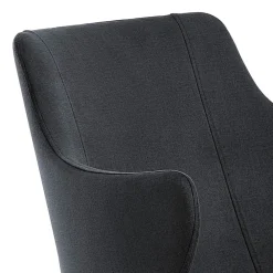 Viadurini Living Moderne Stühle-Eleganter Wohnzimmersessel aus farbigem Stoff und schwarzem Metall – Duchess