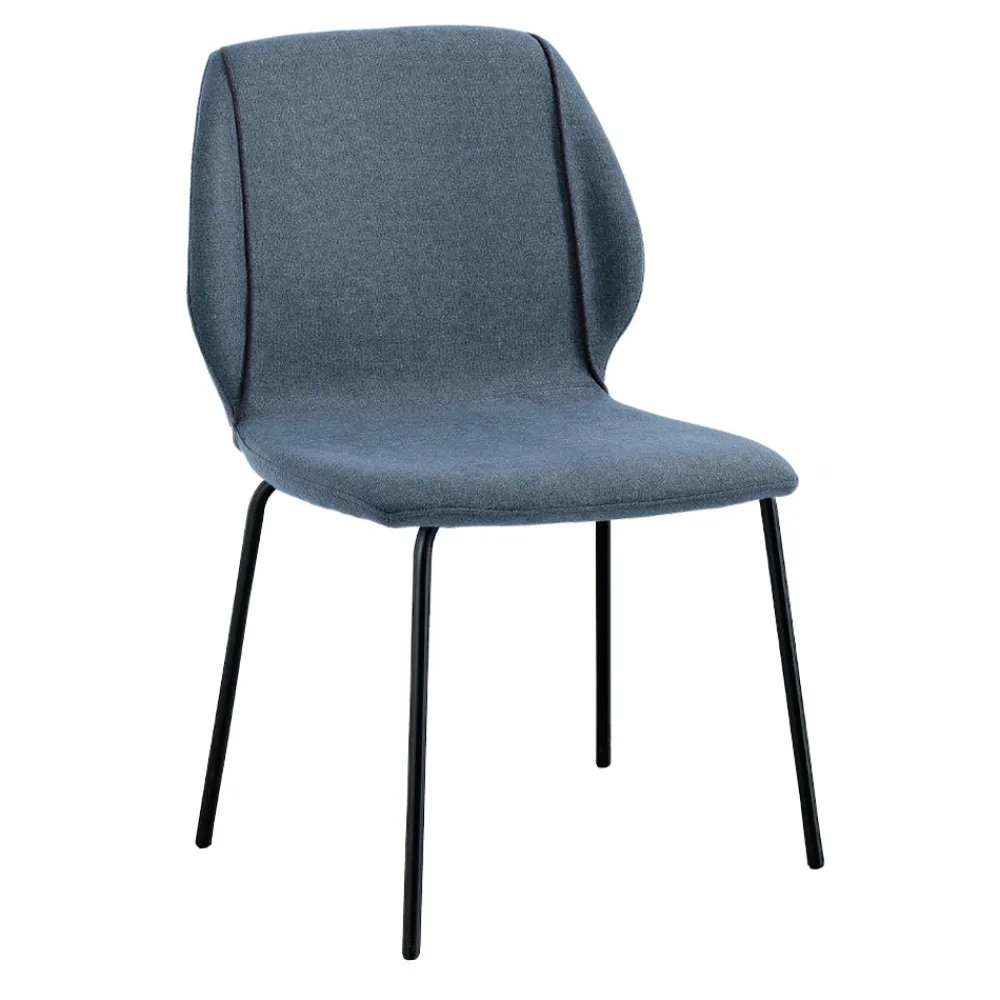 Viadurini Living Moderne Stühle-Eleganter Wohnzimmerstuhl im modernen Design aus Stoff mit Rand – Scarat