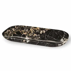 Viadurini Living Deko Artikel Und Wohnaccessoires-Elegantes Tablett aus Portoro Marmor Made in Italy - Ethereal