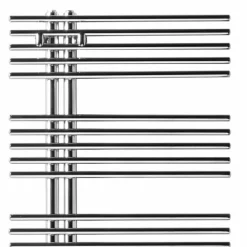 Viadurini Radiators Handtuchheizkörper Elektrisch-Elektrisch beheizter Handtuchhalter in verchromtem Stahl Design 700 W - Pfau