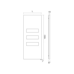 Viadurini Radiators Heizkörper Elektrisch-Elektrische Kochplatte aus Kohlenstoffstahl, hergestellt in Italien – kandiert