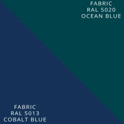 Viadurini Radiators Heizkörper Elektrisch-Elektrische Strahlungsplatte in Aluminium und farbigem Stoffdesign 150 W - Sam