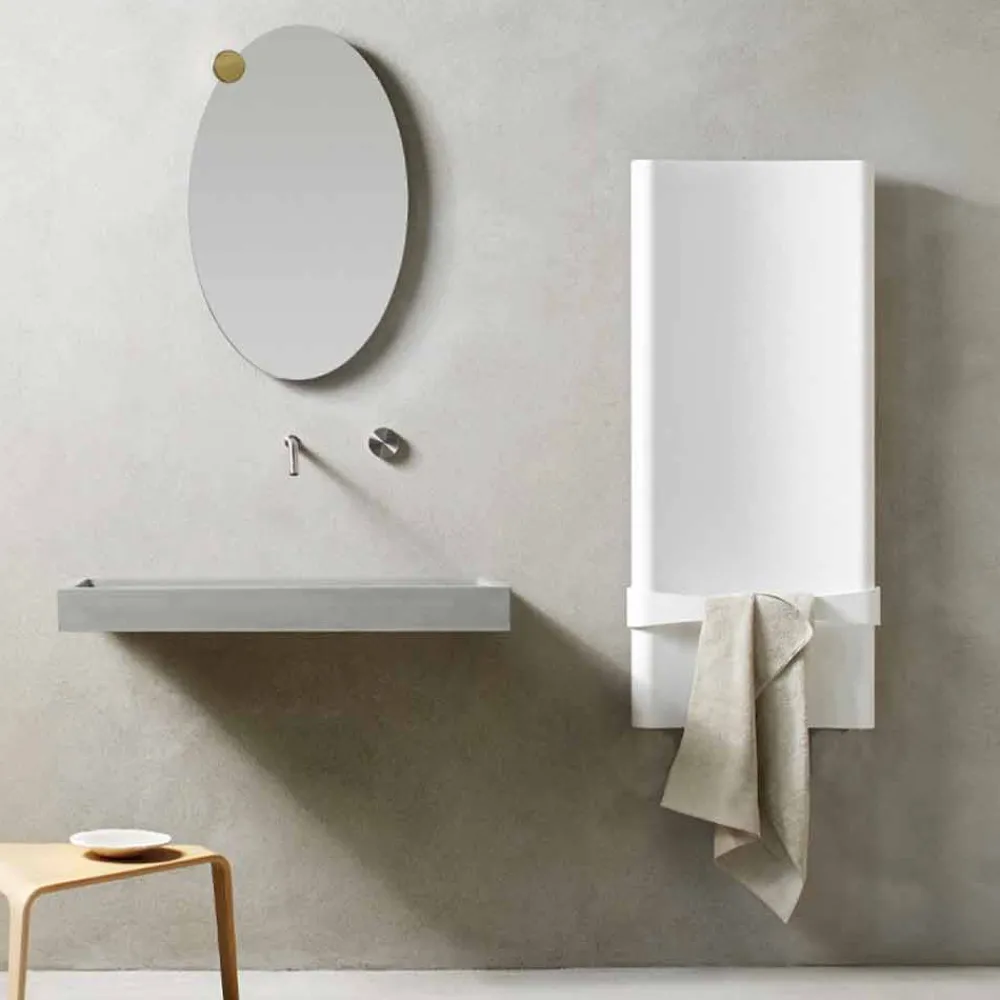 Viadurini Radiators Heizkörper Elektrisch-Elektrische Strahlungsplatte Moderner Wandheizkörper bis 1000 W - gebogen