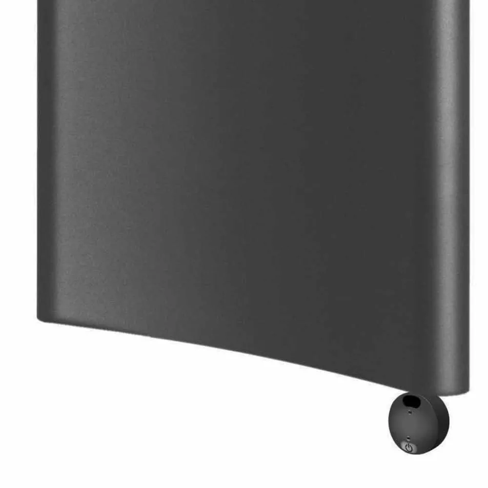 Viadurini Radiators Heizkörper Elektrisch-Elektrische Strahlungsplatte Moderner Wandheizkörper bis 1000 W - gebogen