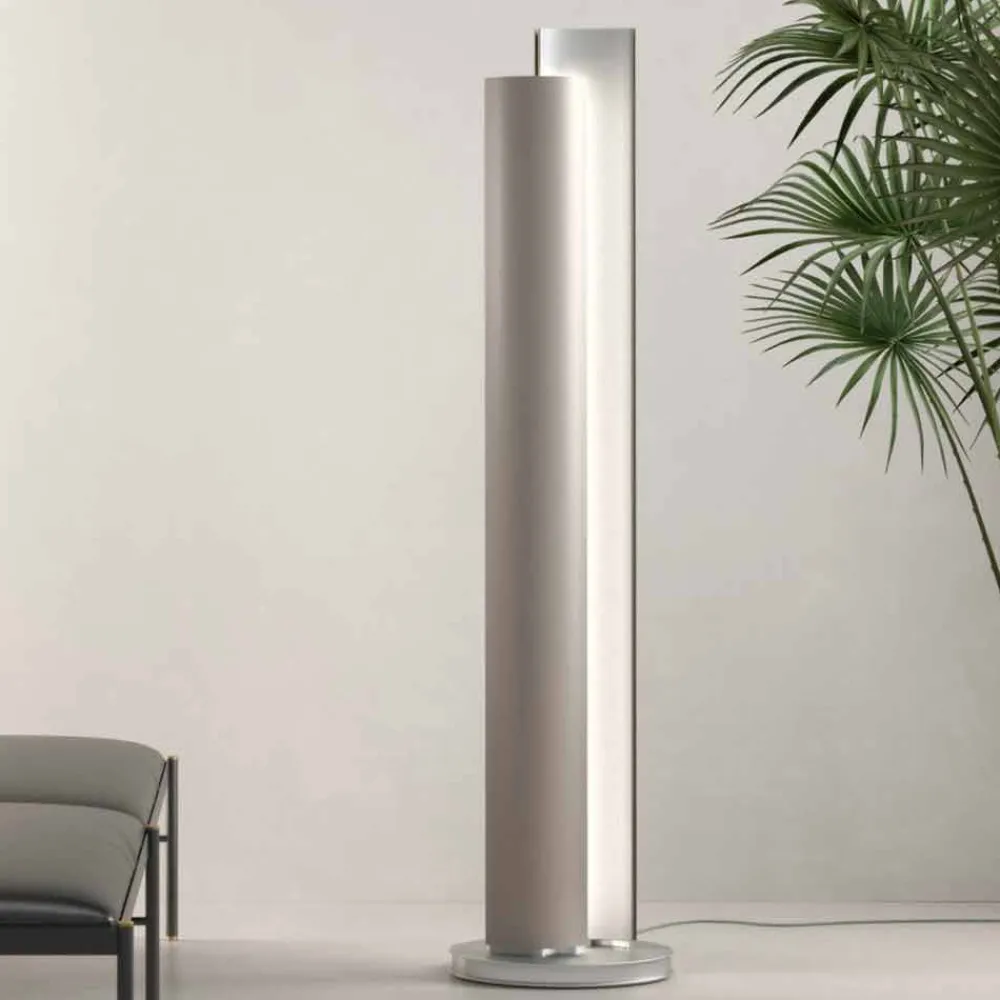 Viadurini Radiators Heizkörper Elektrisch-Elektrischer Bodenheizkörper mit einfacher oder doppelter LED-Ausführung bei 500 W - Stilus