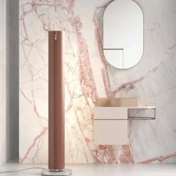 Viadurini Radiators Heizkörper Elektrisch-Elektrischer Bodenheizkörper mit einfacher oder doppelter LED-Ausführung bei 500 W - Stilus