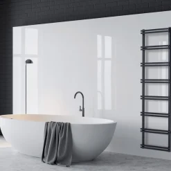 Viadurini Radiators Handtuchheizkörper Elektrisch-Elektrischer Handtuchwärmer mit vertikalen Kollektoren, hergestellt in Italien – Ginger