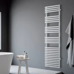 Viadurini Radiators Handtuchheizkörper Elektrisch-Elektrischer Handtuchwärmer aus reinweißem Stahl, hergestellt in Italien – Zitrone