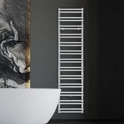 Viadurini Radiators Handtuchheizkörper Elektrisch-Elektrischer Handtuchwärmer mit horizontalen Elementen, hergestellt in Italien – Amaretti