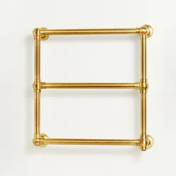 Scirocco H Handtuchheizkörper Elektrisch-Elektrischer Handtuchwärmer aus Messing in verschiedenen Ausführungen Made in Italy - Olga