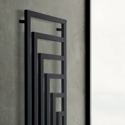 Scirocco H Handtuchheizkörper Elektrisch-Elektrischer Handtuchwärmer aus Stahl mit modernem Design Made in Italy - Potentia