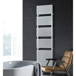 Viadurini Radiators Handtuchheizkörper Elektrisch-Elektrischer Handtuchwärmer mit doppeltem Abschnitt aus horizontalen Elementen – Pudding