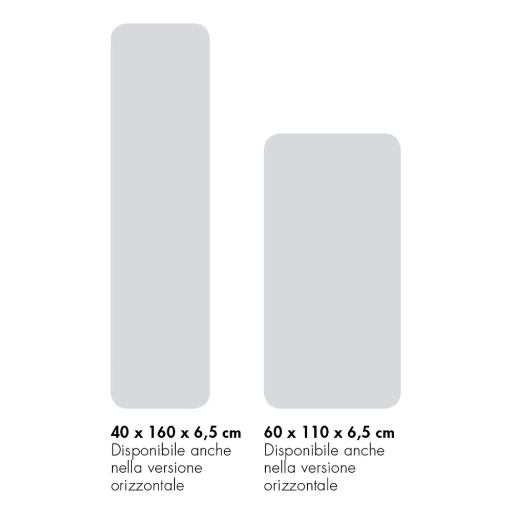 Viadurini Radiators Heizkörper Elektrisch-Elektrischer Heizkörper aus italienischem Marmorpulver bis zu 1000 Watt - Stilee