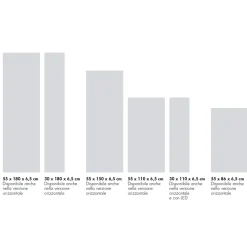 Viadurini Radiators Heizkörper Elektrisch-Elektrischer Heizkörper aus glattem italienischem Marmorpulver bis zu 1200 W - Linien