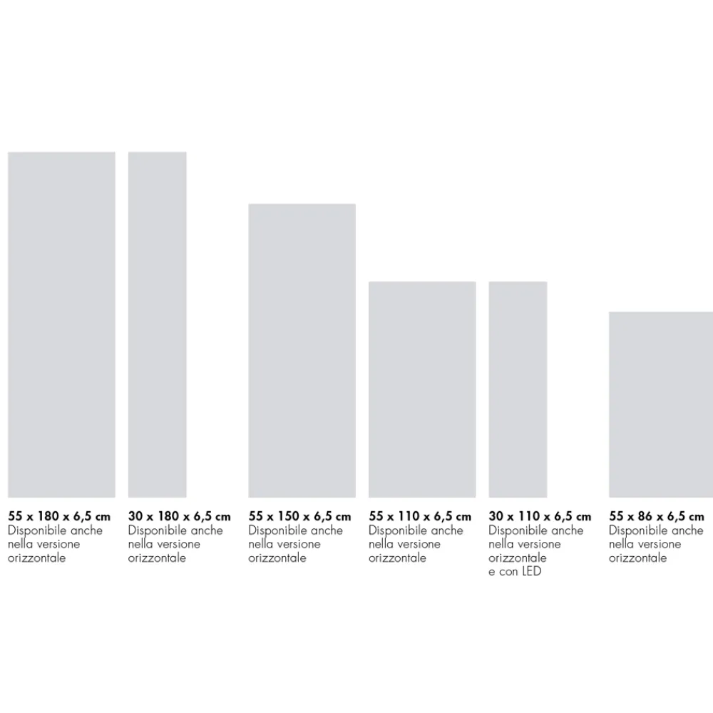 Viadurini Radiators Heizkörper Elektrisch-Elektrischer Heizkörper aus glattem italienischem Marmorpulver bis zu 1200 W - Linien