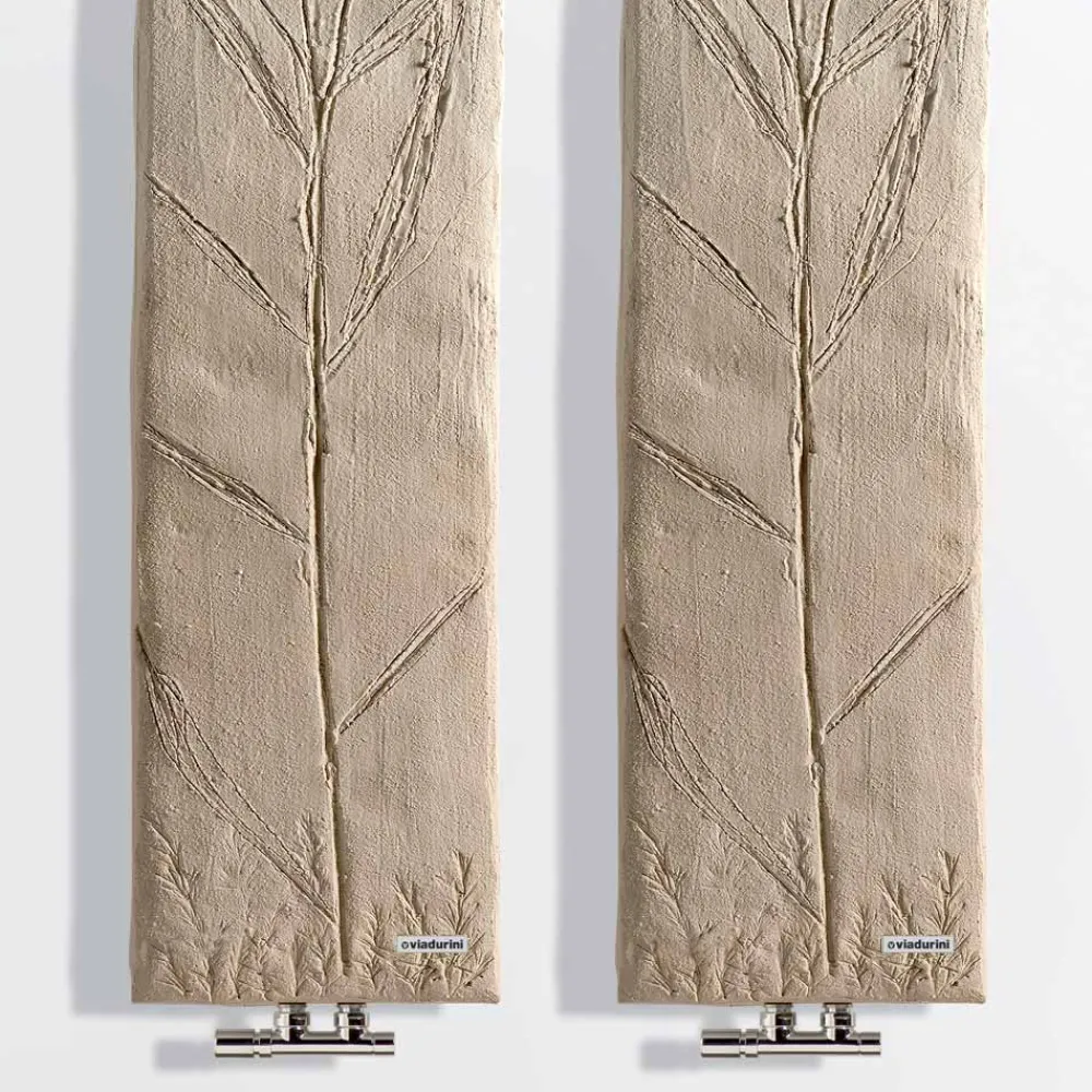 Viadurini Radiators Heizkörper Elektrisch-Elektrischer Heizkörper aus italienischem Marmorpulver Leistung 350 Watt - Naturae