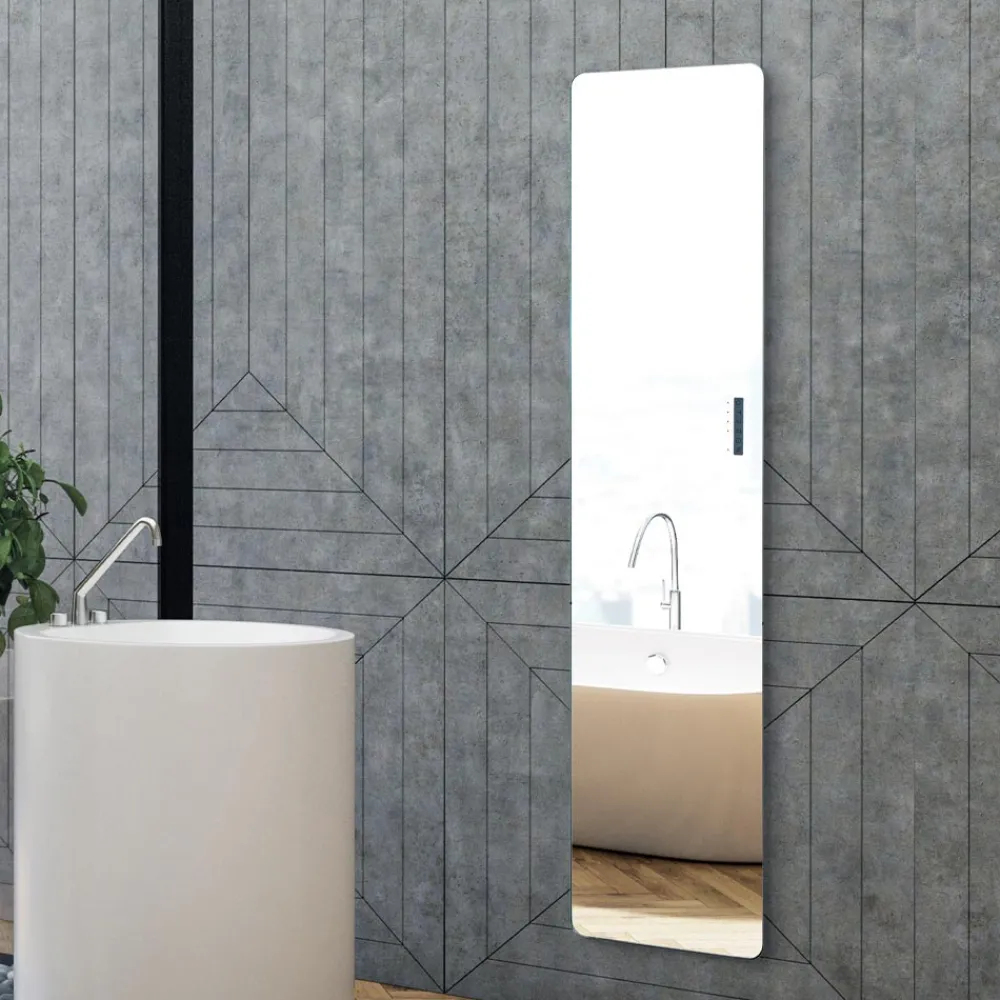 Viadurini Radiators Heizkörper Elektrisch-Elektrischer Heizkörper aus Glas und Aluminium, hergestellt in Italien – Glasur